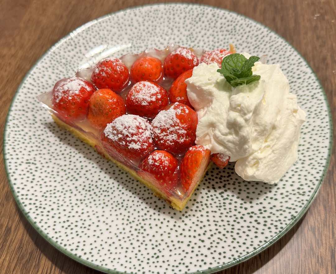 Piece Strawberry Cake